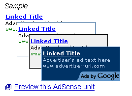 sample of selected ads